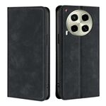 Per Tecno Camon 30 Custodia in pelle magnetica Skin Feel (Nero)