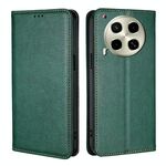 Per Tecno Camon 30 Gloss Oil Solid Color Magnetic Leather Phone Case (Verde)