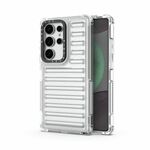Per Samsung Galaxy S25 Ultra 5G Custodia per telefono con airbag in TPU ibrido per PC ad alta trasparenza (trasparente)