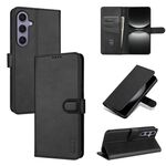 Per Samsung Galaxy S25+ 5G AZNS Custodia per telefono in pelle di vitello con texture a vibrazione (nero)