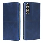 Per Sony Xperia 1 VI Custodia magnetica in pelle con texture mucca (blu)