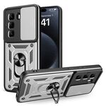 Per Infinix Hot 50 Pro 4G Custodia per fotocamera scorrevole TPU+PC (argento)