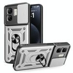 Per Infinix Smart 9 / Hot 50i Custodia per fotocamera scorrevole TPU+PC Custodia per telefono (argento)