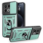 Per Tecno Spark 30 Pro 4G Custodia per fotocamera scorrevole Design TPU+PC Custodia per telefono (verde)