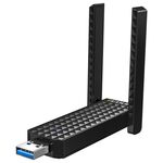 EDUP AX1673 3000Mbps WiFi 6 Dual-Band USB WiFi Adapter Scheda di rete wireless (nero)