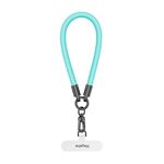 DUX DUICS Stoyobe PL-II Universal Silicone Phone Wrist Strap Anti-smarrimento Lanyard (Tiffany Blue)