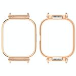 Per Redmi Watch 5 eSIM Custodia protettiva in metallo per orologio (oro rosa)