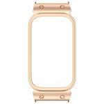 Per Xiaomi Smart Band 9 Active Metal Frame Watch Custodia protettiva (oro rosa)