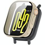 Per Redmi Watch 5 Active Tempered Film Integrato PC Watch Custodia protettiva Seconda variante Custodia (Avorio Bianco)