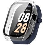 Per Mibro Watch T2 Pellicola temperata Custodia protettiva per orologio PC integrata Seconda variante Custodia (trasparente)