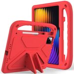 Per Xiaomi Pad 7 / 7 Pro Custodia per tablet antiurto in EVA con supporto (rosso)