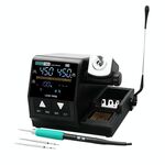 SUGON T60+210 Maniglia+Punte I/K/IS x 3 Stazione di saldatura di precisione Set di saldatore Strumento di saldatura per riparazione di telefoni cellulari (spina UE)