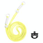 BRDRC Tracolla per fotocamera con cordino a tracolla con vite da 1/4 di pollice Accessorio anti-perdita (nodo bianco giallo)