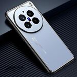 Per vivo X200 Pro Custodia per telefono in metallo satinato (blu)