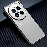 Per vivo X200 Pro Custodia per telefono in metallo satinato (argento)