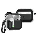 Per AirPods Pro Custodia protettiva per auricolari con blocco colorato (bianco)
