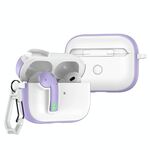 Per AirPods Pro Custodia protettiva per auricolari Colorful Lock (viola)