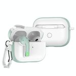 Per AirPods Pro 2 Custodia protettiva per auricolari con blocco colorato (verde)