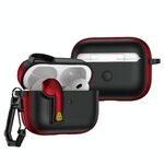 Per AirPods Pro 2 Custodia protettiva per auricolari con blocco colorato (rosso)