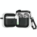 Per AirPods 3 Custodia protettiva per auricolari con blocco colorato (bianco)