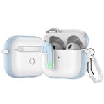 Per AirPods 3 Custodia protettiva per auricolari con blocco colorato (azzurro chiaro)