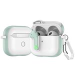 Per AirPods 3 Custodia protettiva per auricolari colorati Lock (verde)