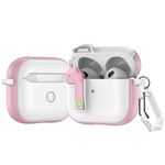 Per AirPods 3 Custodia protettiva per auricolari con blocco colorato (rosa)