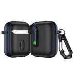 Per AirPods 2 Custodia protettiva per auricolari Colorful Lock (blu navy)