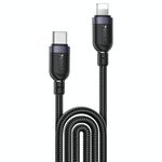 Cavo dati in lega di alluminio Yesido CA193 27W tipo C a 8 pin, lunghezza: 3 m (nero)