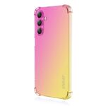 Per Samsung Galaxy S24 FE 5G ENKAY Hat-Prince Gradient Airbag TPU Custodia per telefono (oro rosa)
