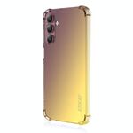 Per Samsung Galaxy S24 FE 5G ENKAY Hat-Prince Gradient Airbag TPU Custodia per telefono (nero oro)