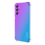 Per Samsung Galaxy S24 FE 5G ENKAY Hat-Prince Gradient Airbag TPU Custodia per telefono (viola blu)