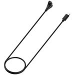 Per COROS PACE Pro USB-C / Cavo di ricarica per smartwatch con interfaccia Type-C, lunghezza: 1 m (nero)