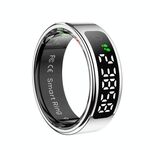 R11 TAGLIA 13 Smart Ring, supporta la frequenza cardiaca / ossigeno nel sangue / sonno / modalità sportive multiple (argento)