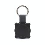 Per AirTag Tracker Custodia protettiva Custodia protettiva completa impermeabile per localizzatore portachiavi Modello Custodia protettiva (nero grigio)