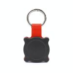 Per AirTag Tracker Custodia protettiva Custodia protettiva completa impermeabile per localizzatore portachiavi Modello Custodia protettiva (nero rosso)