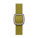 Per Apple Watch 42mm / 41mm / 40mm / 38mm Cinturino in pelle stile moderno (giallo)