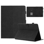 Custodia per tablet intelligente in pelle goffrata a nido d'ape da 7 pollici (nera)