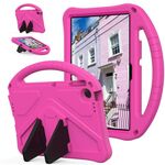 Per Lenovo Tab TB-311 / WIFI 10.1 2025 Custodia antiurto per tablet in EVA con supporto (rosso rosa)