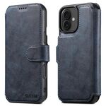 Per iPhone 16 Plus Suteni Q05 2-in-1 Multi-funzione Portafoglio staccabile Custodia per telefono MagSafe (Blu)