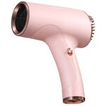 Asciugacapelli wireless ricaricabile a ioni negativi, vento caldo e freddo, strumenti versatili per parrucchieri, spina UE (rosa)