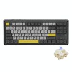 Tastiera meccanica wireless Bluetooth Ajazz AK870 Tri-mode RGB fai da te Tastiera da gioco Hot Swap personalizzata, stile: regalo Axis nero