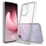 Per OPPO Reno13 F 4G / 5G Custodia per telefono in TPU acrilico antigraffio (trasparente)