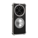 Per Redmi 14C 4G CD Texture Supporto girevole a 360 gradi MagSafe Custodia per telefono (grigio)