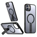 Per iPhone 12 mini Star Shine Series TPU + PC MagSafe Custodia per telefono con supporto pieghevole (nero)