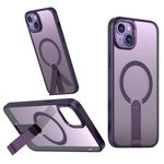 Per iPhone 13 mini Star Shine Series TPU + PC MagSafe Custodia per telefono con supporto pieghevole (viola)