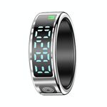 SR08 TAGLIA 9 Anello intelligente, supporta il controllo dei gesti delle mani / monitoraggio della salute / modalità sportive multiple (argento)