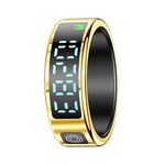 SR08 TAGLIA 12 Anello intelligente, supporta il controllo dei gesti delle mani / monitoraggio della salute / modalità sportive multiple (oro)
