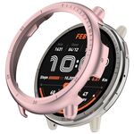 Per Amazfit Active 2 A2437 Custodia protettiva per orologio cavo in PC a mezza copertura (rosa)