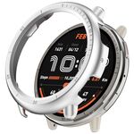 Per Amazfit Active 2 A2437 Custodia protettiva per orologio cavo in PC a mezza copertura (argento)